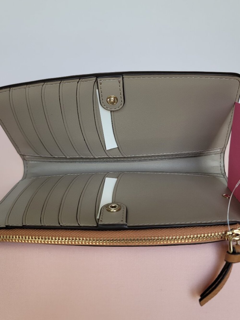KATE SPADE Knott Pebbled Leather MEDIUM Satchel & Slim Bifold Wallet- Bungalow ⭐ - Picture 13 of 16
